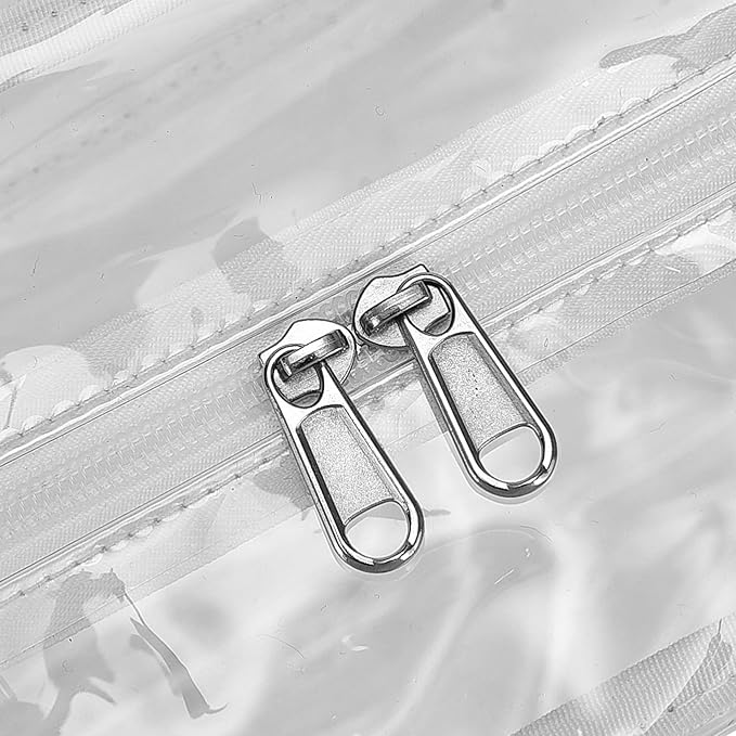 USPECLARE Clear Tote Stadium Approved, Security Travel & Gym Clear Bag for Work Sports Games Concerts