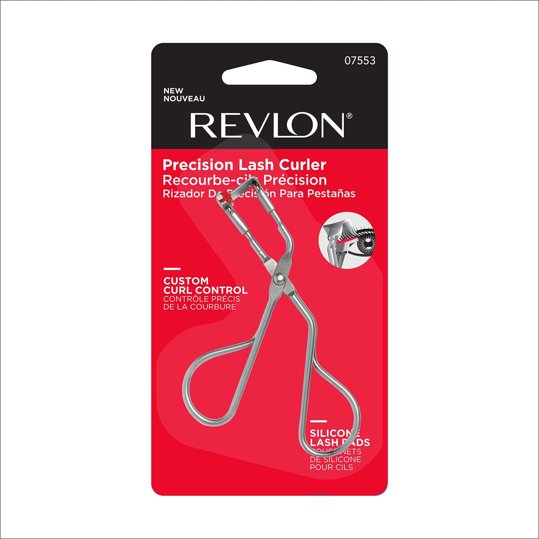Revlon Precision Lash Curler, Works on Small Inner and Outer Eyelashes, Pinch-Free Control, Lifts & Defines, 1 Count