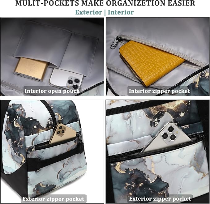 Kids Overnight Duffle Bag Girls Boys Sport Gym Bag with Shoe Compartment & Wet Pocket, Carry On Weekender Travel Bag for Kid Girl Boy