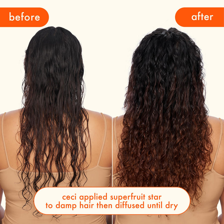 amika superfruit star lightweight hair styling oil
