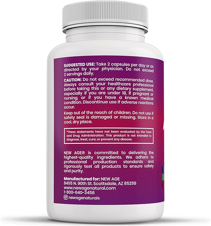 NEW AGE Milk Thistle NAC Chanca Piedra Beet Root Artichoke Dandelion Root Astragalus - Plus TUDCA & Ginger - 60 Count