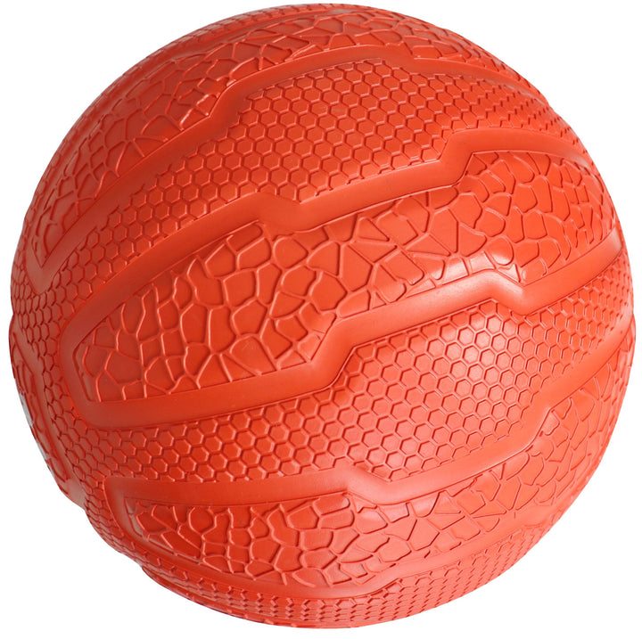 PRISP Weighted Rubber Medicine Ball - Weight Ball for Strength Exercises and Fitness Workouts, 15 lbs