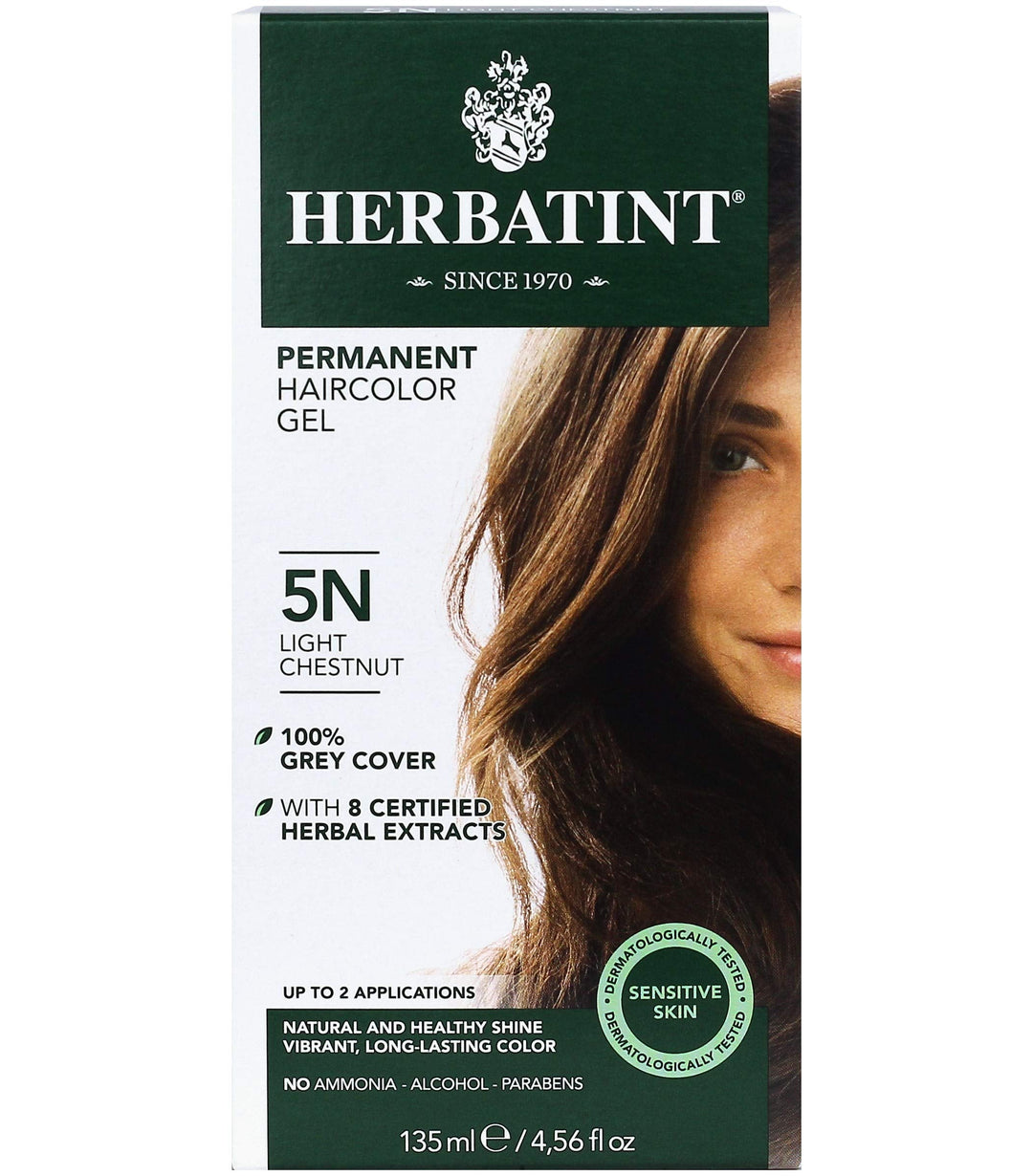 Herbatint Hair Color,5N,Lght Chstnt, Ct