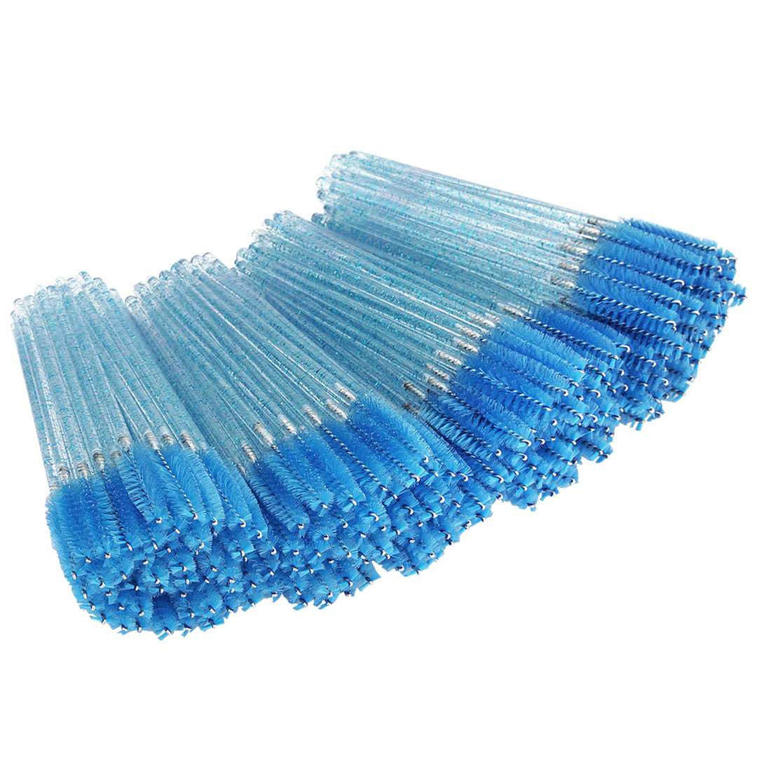 Tifanso 200Pcs Eyelash Brush Disposable Mascara Brush Wand For Lashes Spoolie Brushes Eyebrow Spoolie Eyelash Extension Supplies