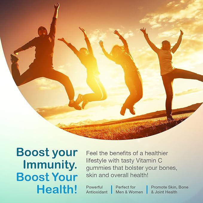 Yum-Vs - Zero Sugar Vitamin C Gummies for Adults & Kids - 250 mg VIT C Immune Support Gummy Vitamins - Sugar Free Chewable Vitamin C Gummy Supplement - High Potency Vegetarian Vitamin C Boost (60)