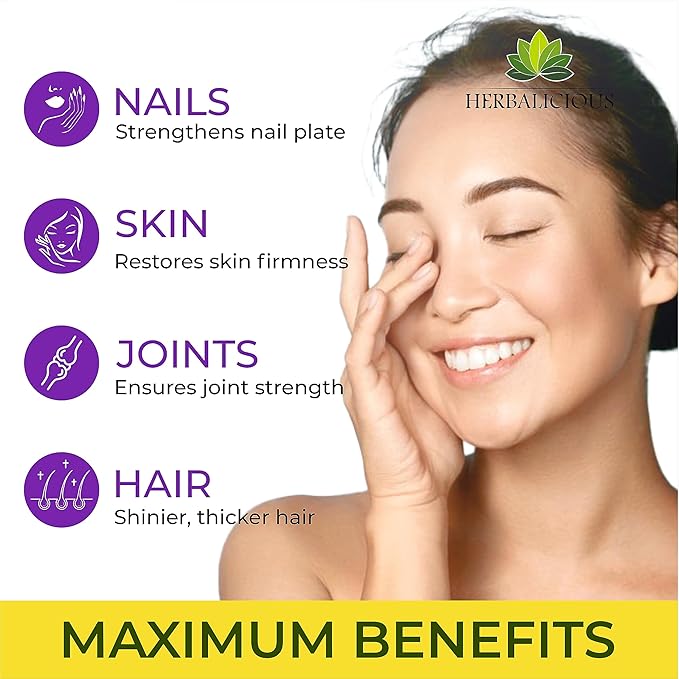 Biotin Vitamins with Collagen, Keratin & Saw Palmetto for Women and Men - Biotin 10000 mcg Hair Skin Nails Supplement for Hair, Skin, and Nails Wellness - Made in USA, 120 Capsules