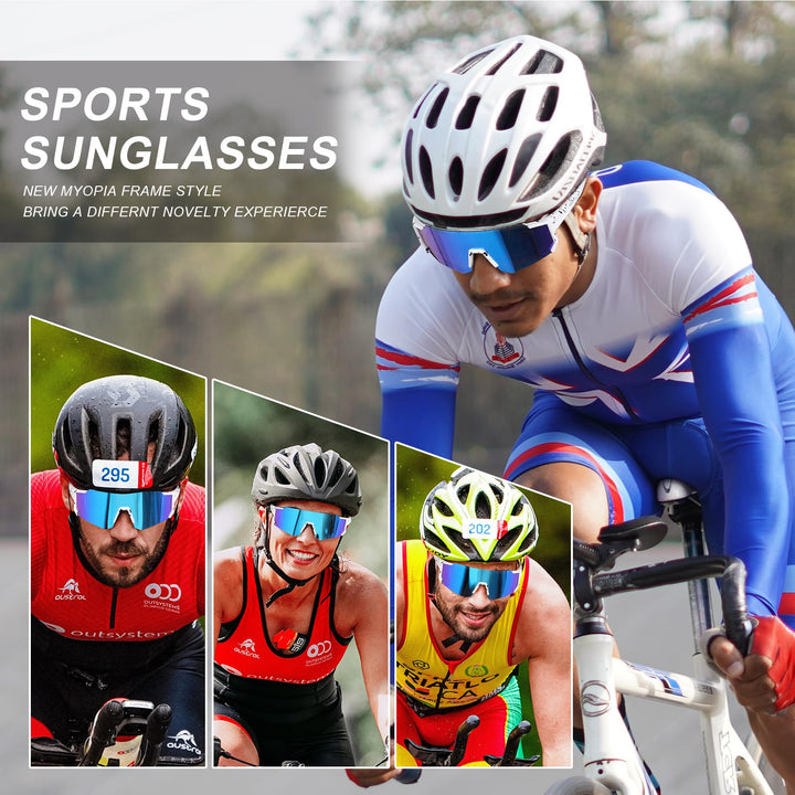 TURBOPEP Polarized Sports Sunglasses for Men and Women,Fishing Cycling Mountain Bike Baseball Sunglasses with UV Protection