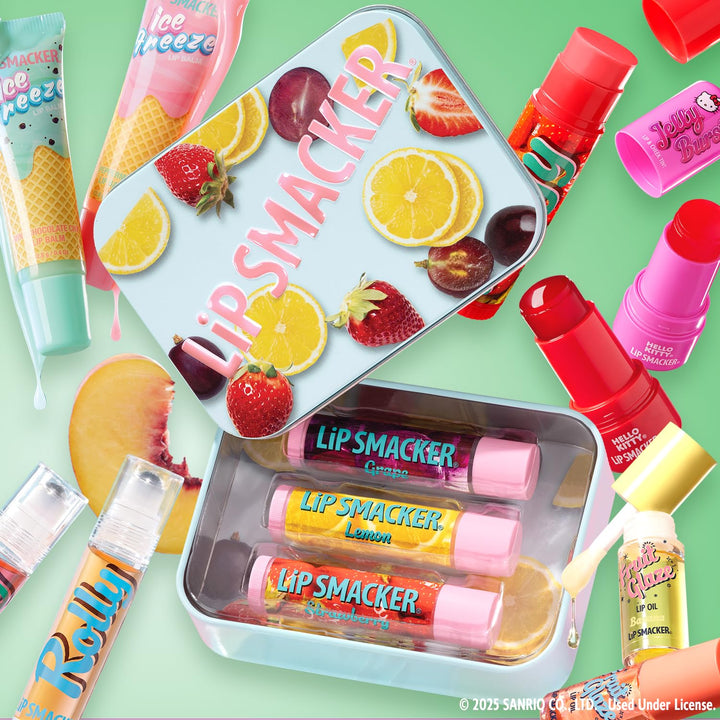 Lip Smacker Hello Kitty So Jelly Lip & Cheek Tint, Moisturizing Sheer & Buildable Color, Fun Bouncy Jelly Texture, Sweet Apple Flavor - Apple