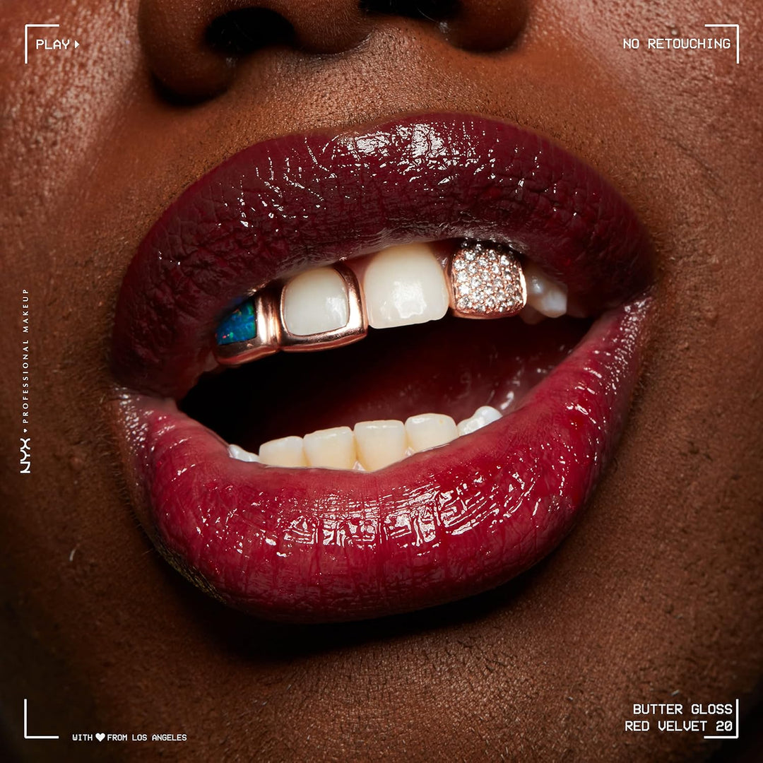 NYX Butter Gloss | Non-Sticky Deep Red Lip Gloss for All Skin Tones