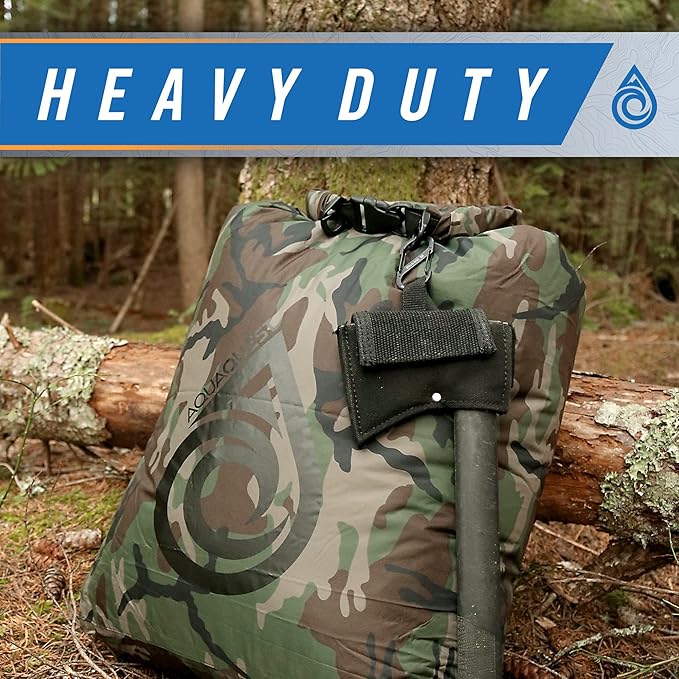 AquaQuest Rogue Dry Bags - 100% Waterproof - 10, 20, 30, 60, 100 L - Camo or Olive Drab
