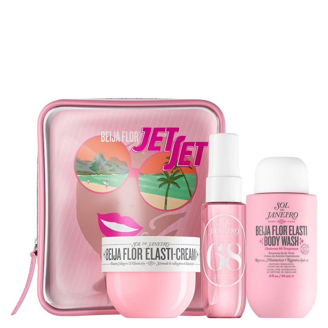 SOL DE JANEIRO Jet Set | Travel-Size Body Care Set | Tropical Fragrance