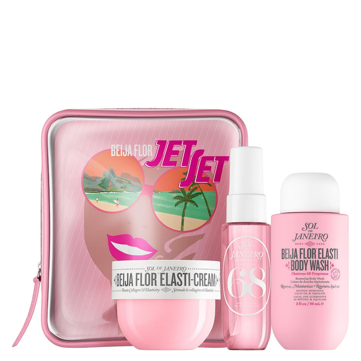 SOL DE JANEIRO Jet Set | Travel-Size Body Care Set | Tropical Fragrance