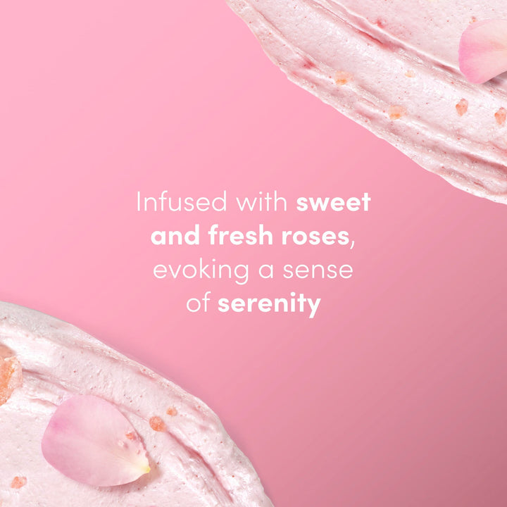 Dove Himalayan & Rose Body Scrub Exfoliates and Deeply Nourishes for Smooth, Radiant Skin 15oz