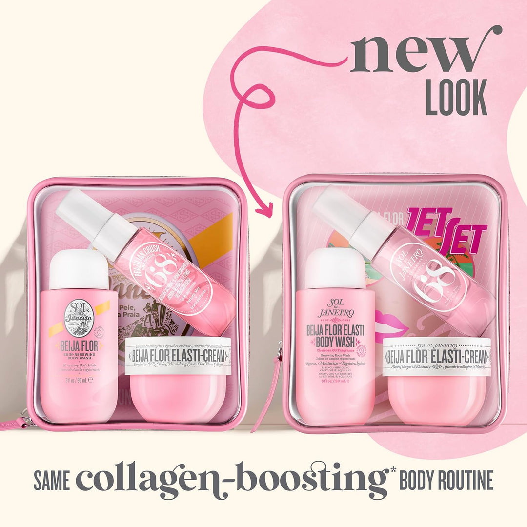 SOL DE JANEIRO Jet Set | Travel-Size Body Care Set | Tropical Fragrance