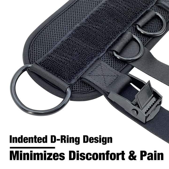 FYGL Dumbbell-Foot-Attachment, Ankle-Strap-for-Cable-Machine, Kickbacks Leg Curl Leg Extensions Glutes Workout at home for Men and Women, Black, Single