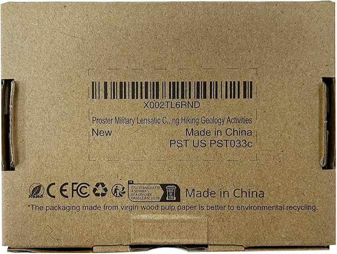 Proster IP65 Compass Hiking Survival - Lensatic Sighting Compass for Camping Navigation, Compass with Clinometer & Carry Bag for Camping Hunting Hiking Geology Activities