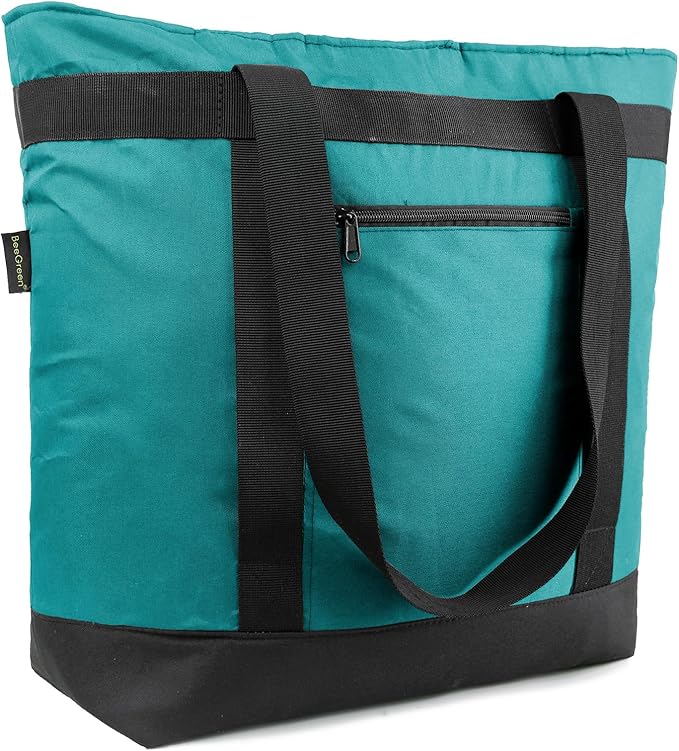 BeeGreen Insulated Cooler Bag Leakproof Freezer Shopping Tote for Groceries Thermal Food Delivery Bag