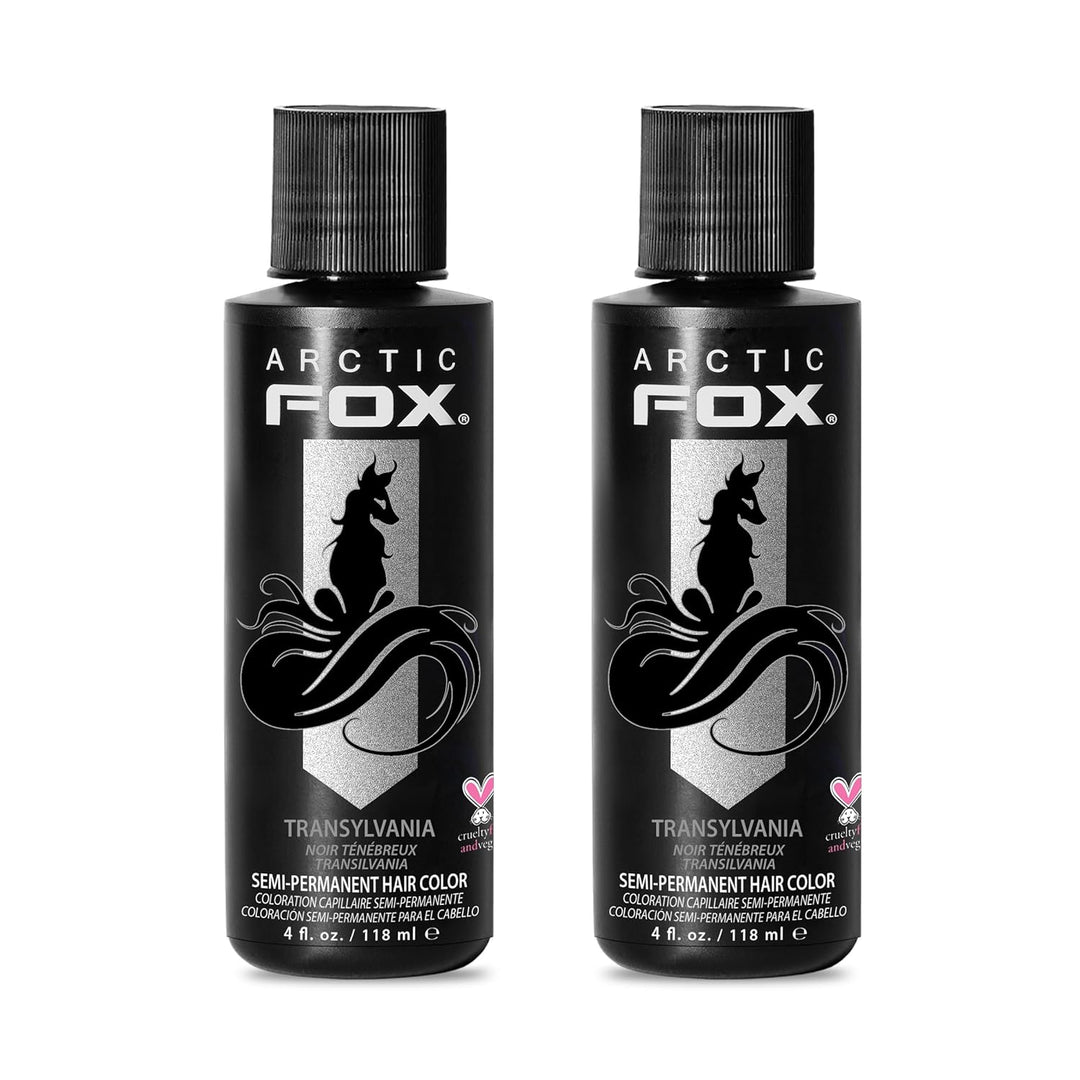ARCTIC FOX Vegan Semi-Permanent Hair Color Dye | AURORA KISS 5.6 Fl Oz (2-Pack)