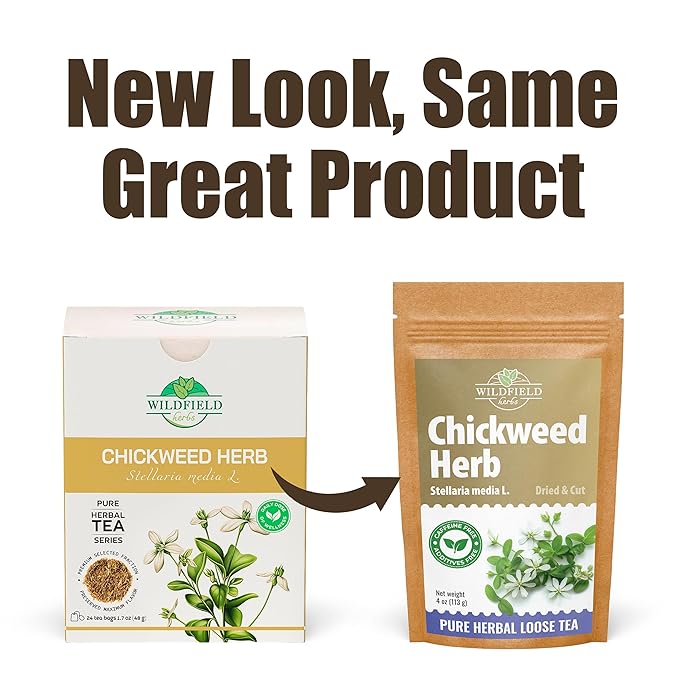 4 oz. Chickweed Herb Chickweed Tea (Stellaria Media) - 113g (4 oz) Herbal Tea Hierba De La Gallina Capiqui