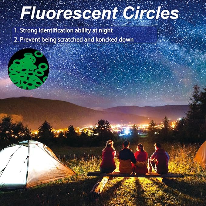 Tent Stakes, 12Pcs 10in Heavy Duty Forged Steel Tent Stakes +Storage Pouch, Metal Tent Stakes, Metal Stakes for Tent Used on Rocks, Snowfield, Dessert, Stormy Weather (12Pcs 10in Tent Stakes)