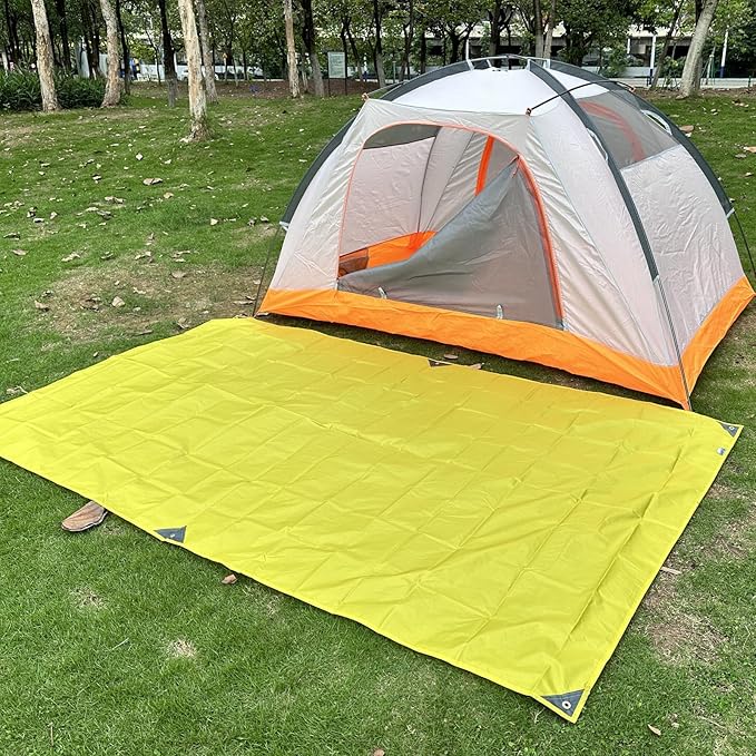TRIWONDER Hammock Rain Fly Waterproof Tarp Camping Tent Footprint Ground Cloth Backpacking Tarp Camp Shelter Sunshade Mat for Outdoor Hiking Beach Picnic