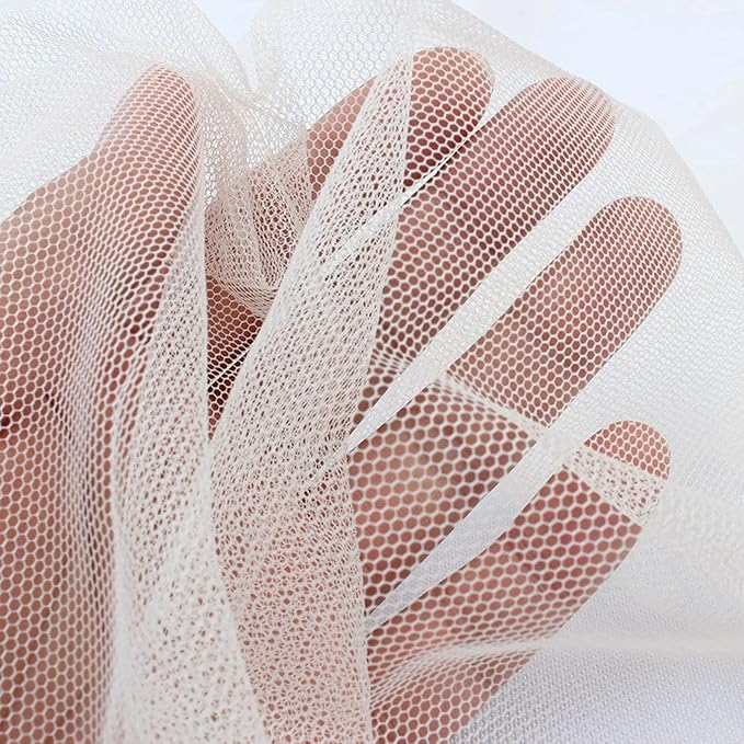 White DIY Mosquito Net Fabric | 10x10 FT Netting | Insect Cover for Garden, Patio, Outdoor & Windows | Multiple Sizes in Black, White & Green | Raised Bed Screen Mesh Barrier