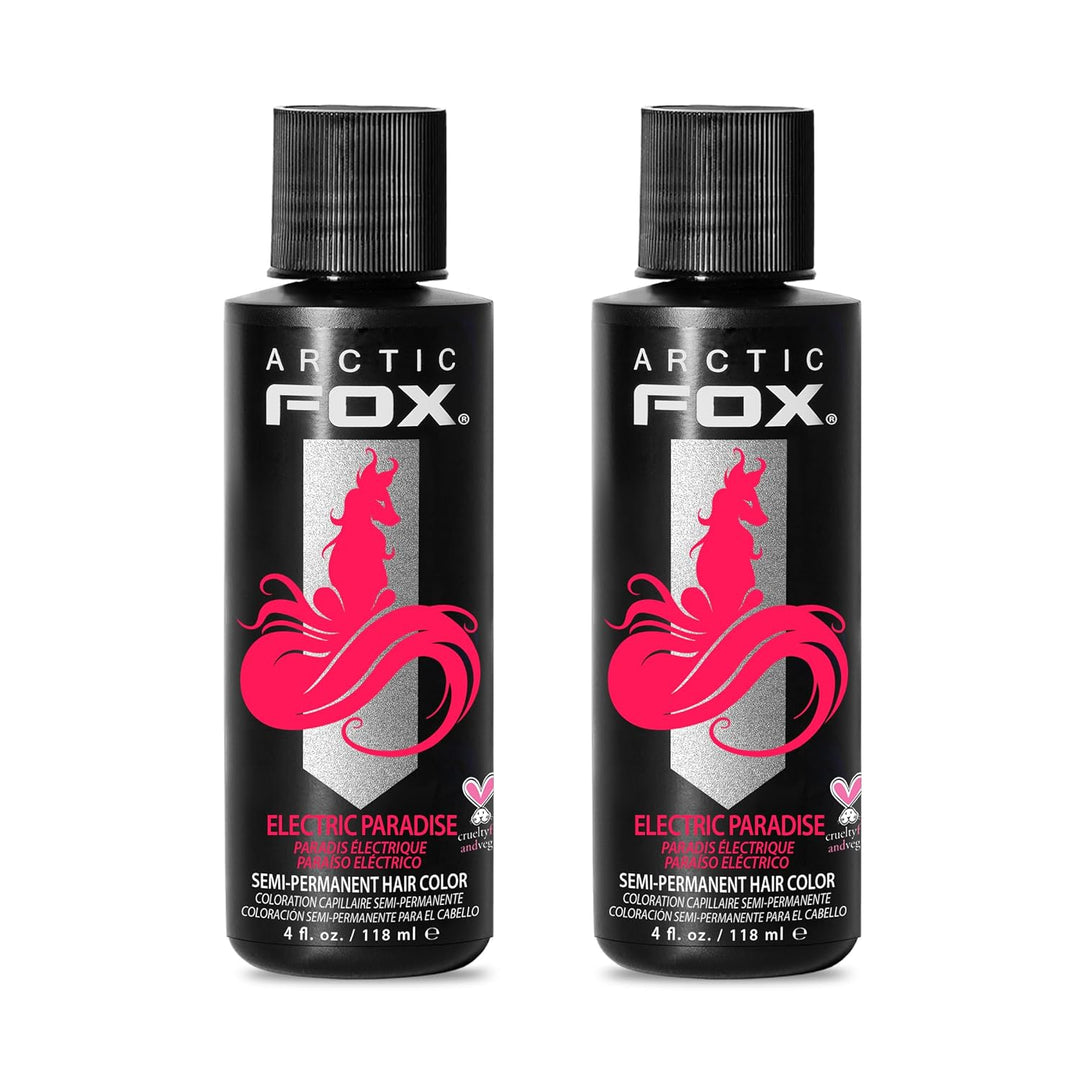 ARCTIC FOX Vegan Semi-Permanent Hair Color Dye | AURORA KISS 5.6 Fl Oz (2-Pack)