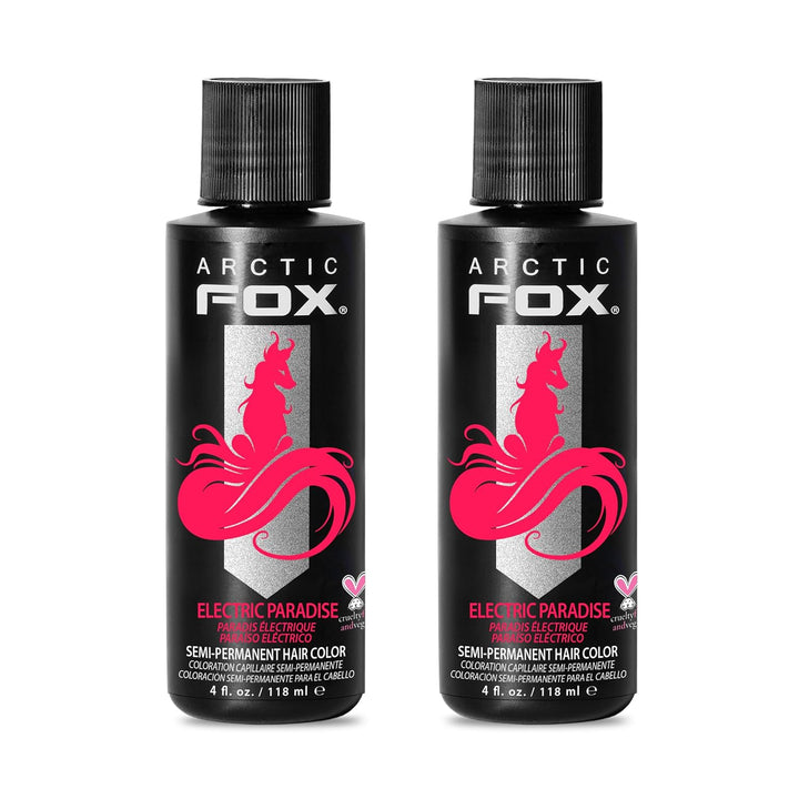 ARCTIC FOX Vegan Semi-Permanent Hair Color Dye | AURORA KISS 5.6 Fl Oz (2-Pack)
