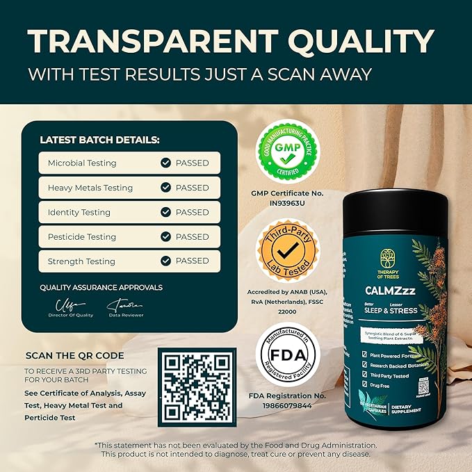 Advanced Sleep Aid with Melatonin and 7 Super Plants | Non-Habit Forming, 100% Natural Sleep Supplement | Only Plants Nothing Else, Natural Sleep Aids for Adults | Melatonin 5mg (Pack of 2)