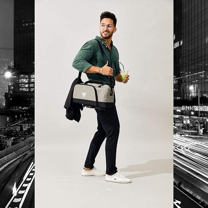 Vincita Nash Bike Trunk Bag - Universal Quick-release Fit All Rear Racks With Expandable Panniers And Waterproof Rain Cover, Large Capacity - Bicycle Commuter Bag Suitable For All Bicycles