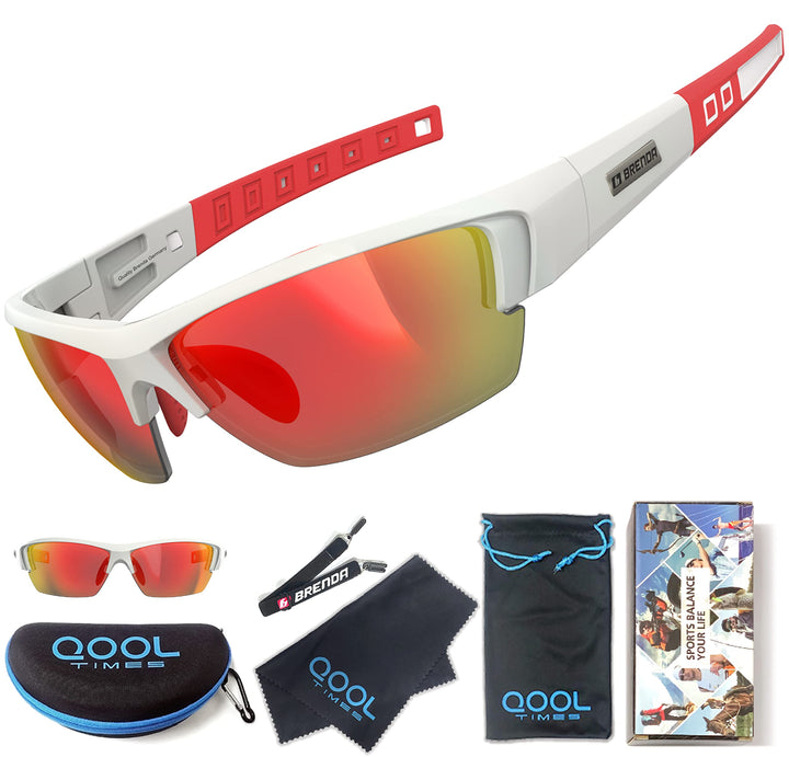 QOOL TIMES Living out your J13 Mens Fishing Sunglasses Polarized for Women UV400