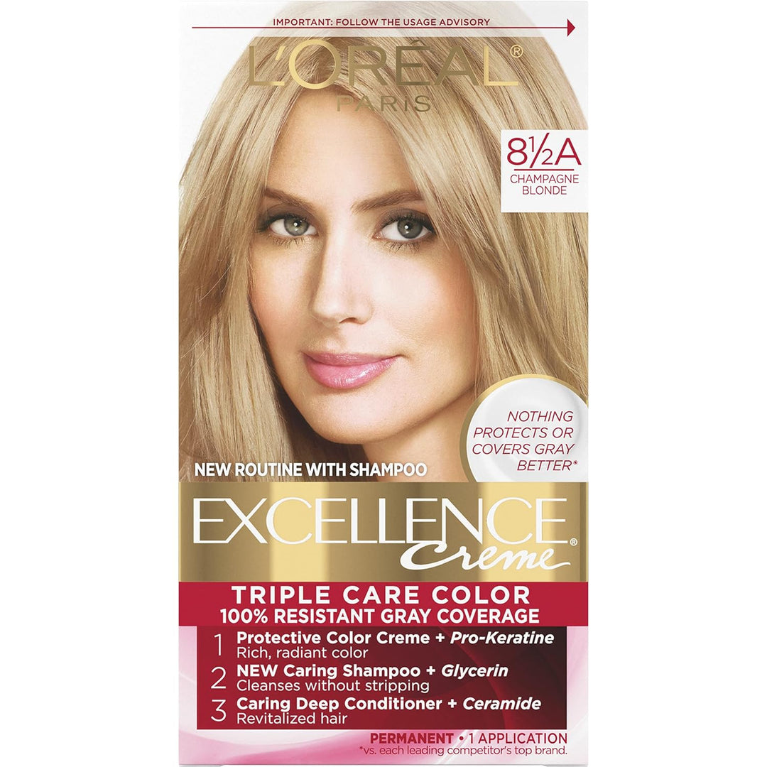 5RB Medium Reddish Brown Hair Color | L'Oreal Paris Excellence Creme – 8 Weeks Gray Coverage