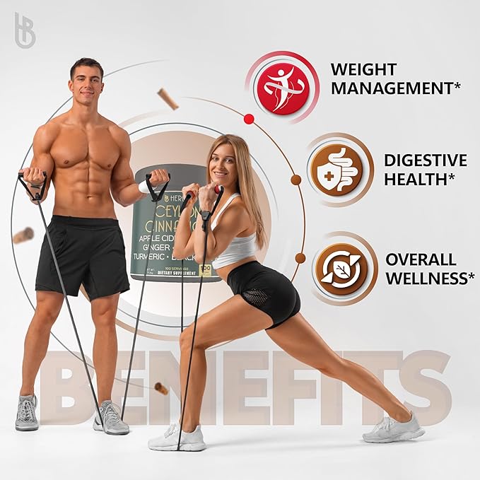 Bundle 6in1 Beet Root Capsules & 6in1 Premium Ceylon Cinnamon Supplements - Support Immune & Digestive Health