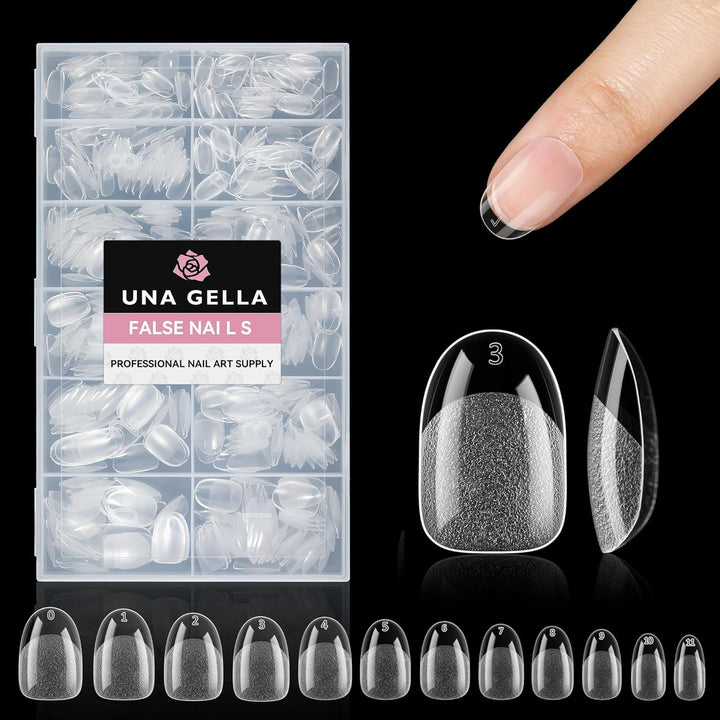 504Pcs Matte Soft Gel Toe Nail Tips | Full Cover for DIY Nail Extensions
