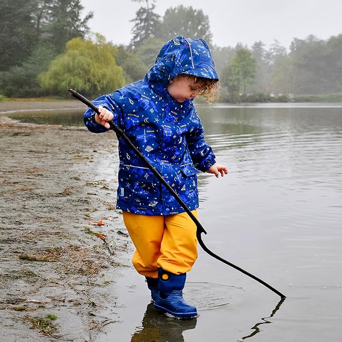 JAN & JUL Waterproof Fleece Lined Snow and Rain Pants for Toddlers and Kids