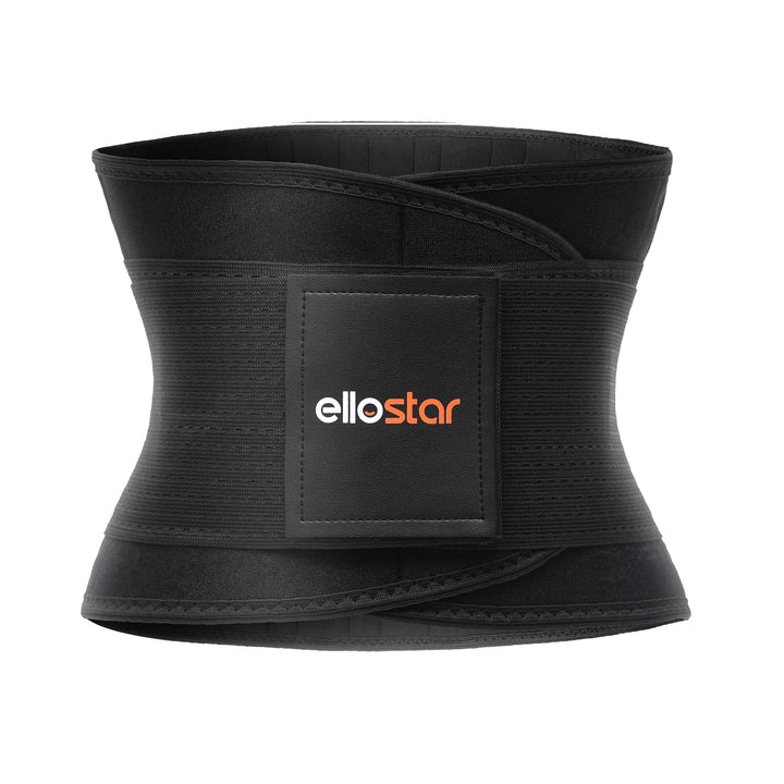 ellostar Women's Waist Trainer: Sweat Band for Belly Fat, Tummy Control, Back Support, Workout Shapewear, Weight Loss Aid X-Large, Black