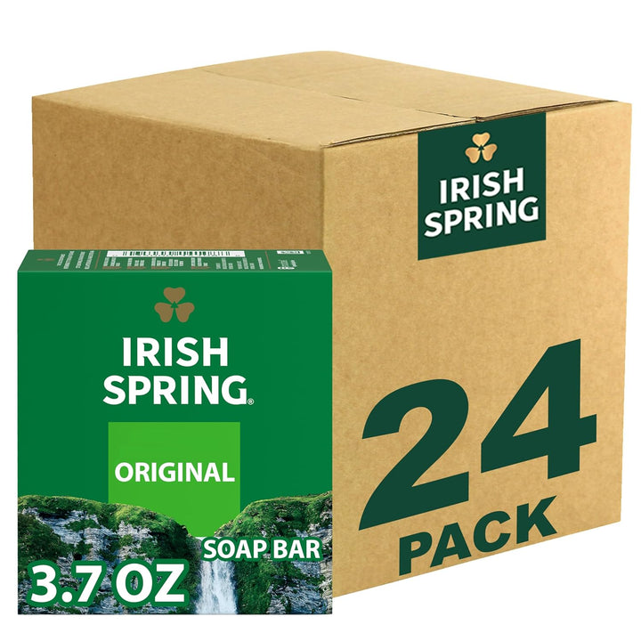 Aloe Vera Moisturizing Bar Soap | Irish Spring | 44.4 Oz | Hydrating Cleanser