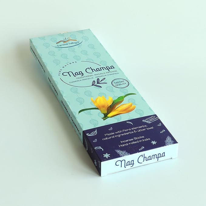 Nag Champa Incense Sticks - Traditional Handcrafted Masala Incense - 42 to 50 Sticks Approx.