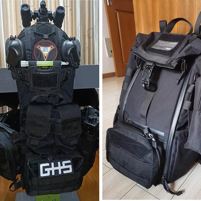 Azarxis Equipment Multi-Purpose Tactical EDC Admin MOLLE Pouch Utility Tools Bag Organizer Military Waist Belt Modular Attachment