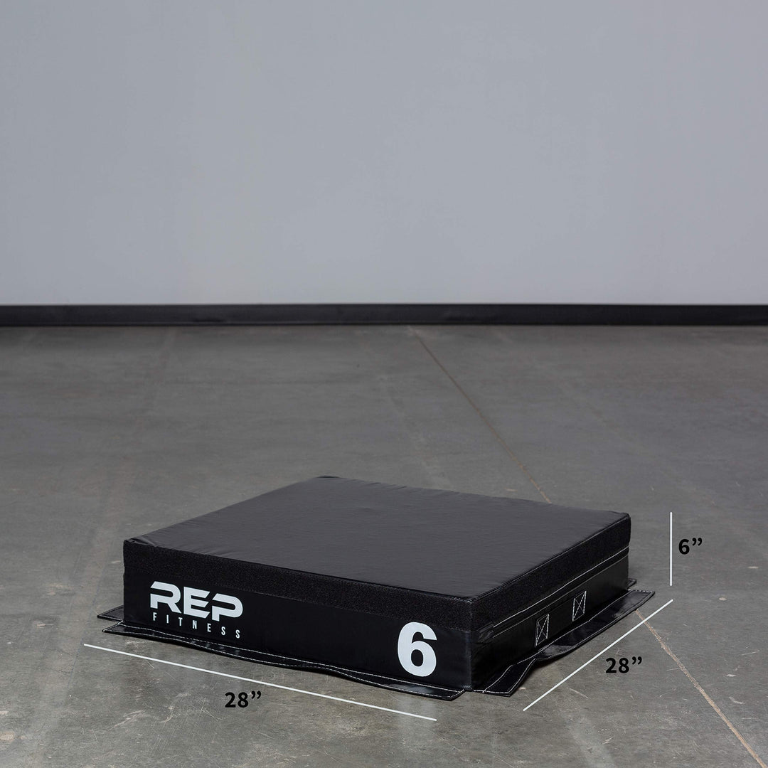Rep Foam Soft Plyo Box for Plyometric Exercises and Conditioning - 6 inch Height