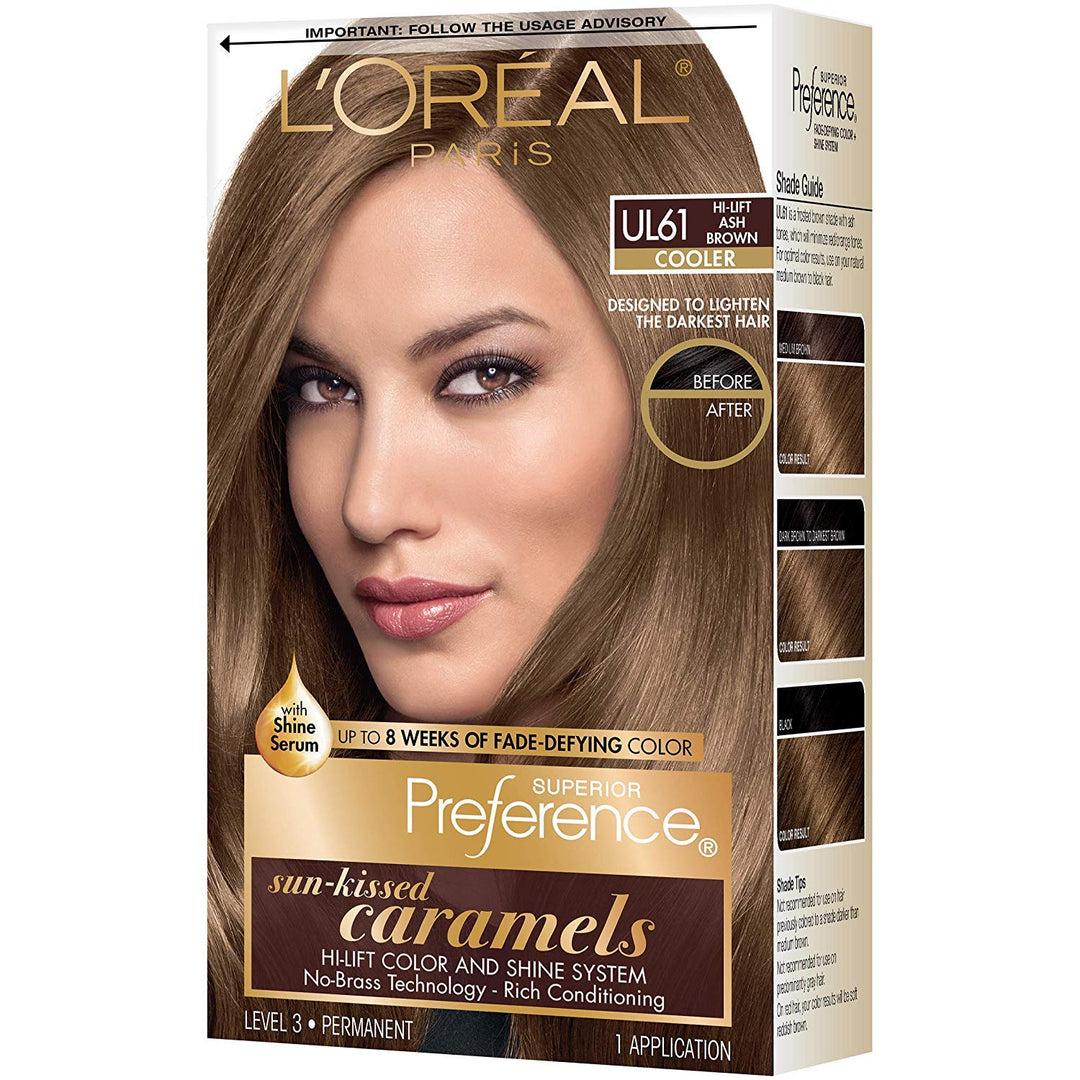 L'Oreal Superior Preference UL61 Ultra Light Ash Brown (Cooler) 1 Each (Pack of 3)