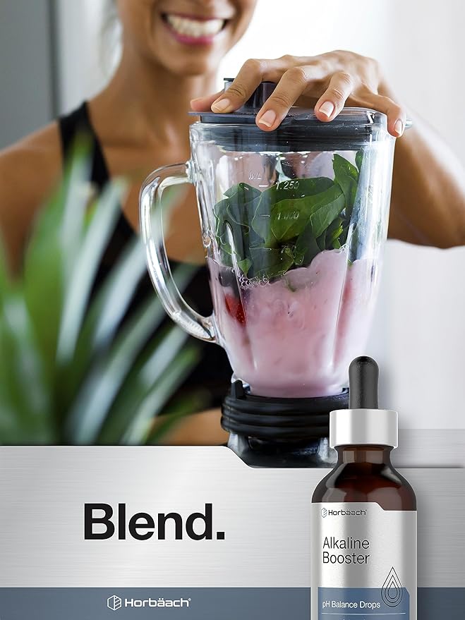 Horbaach Alkaline Water Drops | 2 fl oz | pH Balance Supplement | Booster with Minerals | Non-GMO & Gluten Free