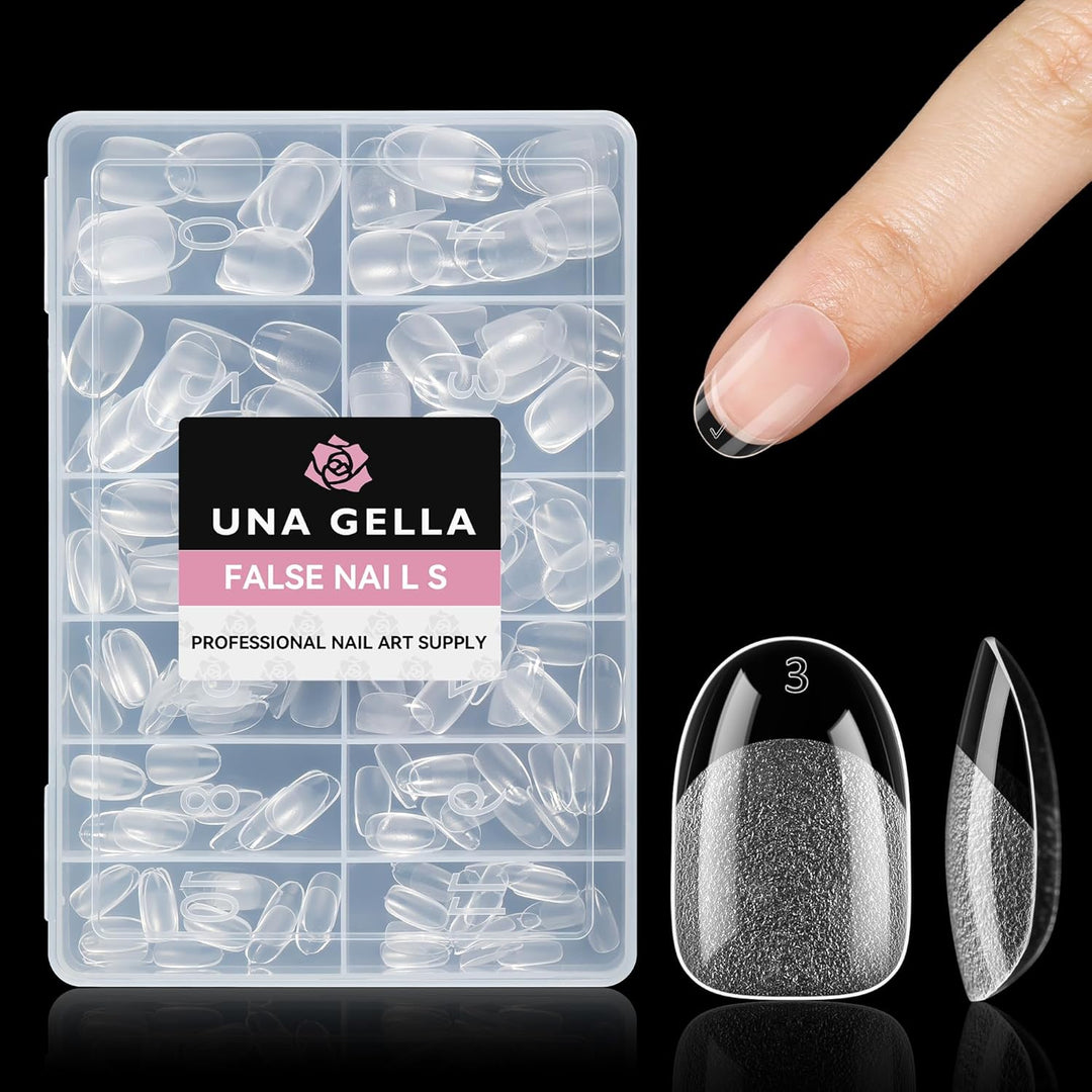 XXL Square Gel Nail Tips | 120 PCS Extra Long | No C Curve | DIY Home Use