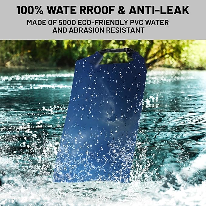 Waterproof Dry Bag,Roll Top Night Sky Space Small Waterproof Backpack 5L/10L/20L Floating and Lightweight Bags for Kayaking, Boating, Fishing, Swimming and Camping