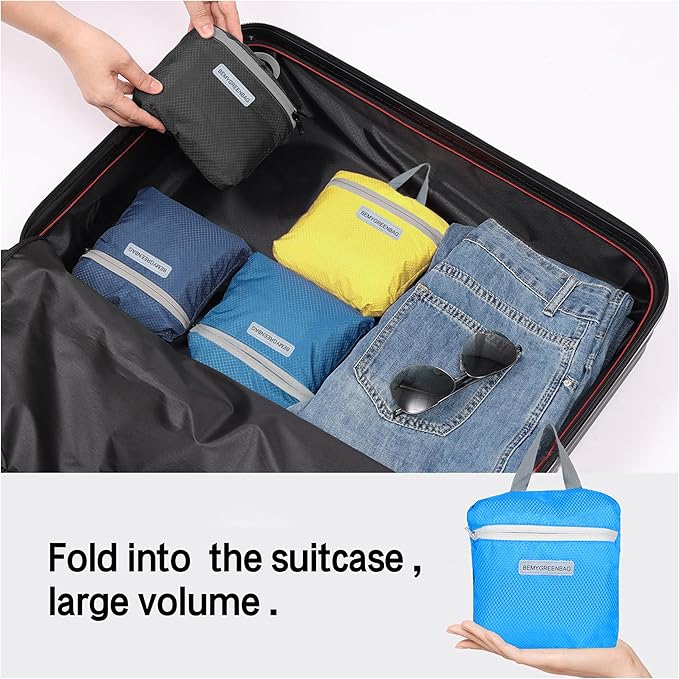 35L Foldable Waterproof Backpack For Outdoor Sports Travel Inside Wet Clothes Compartment Packable For Multiple