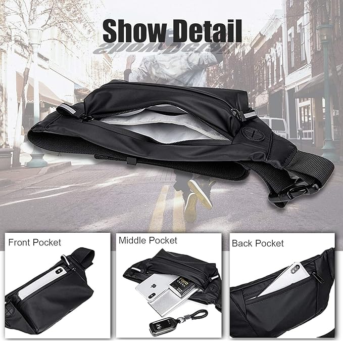 Fanny Pack Crossbody Bags for Women Girls Men Kids Shoulder, Running Belt Bag Leather Phone Pouch, Waterproof Chest Waist Bags for Travel Walking Hiking Cycling Workout Exercise Sports Pocket