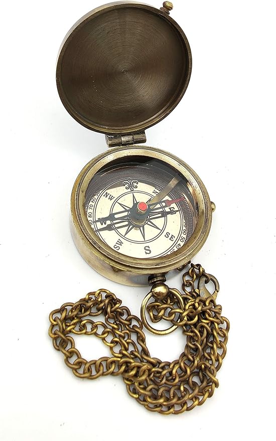 Be Strong and Courageous Engraved Compass, Best Easter, Birthday Gifts, Graduation Gifts, Wedding Gifts, Joshua 1:9 Compass Provides Precise Directional Assistance.