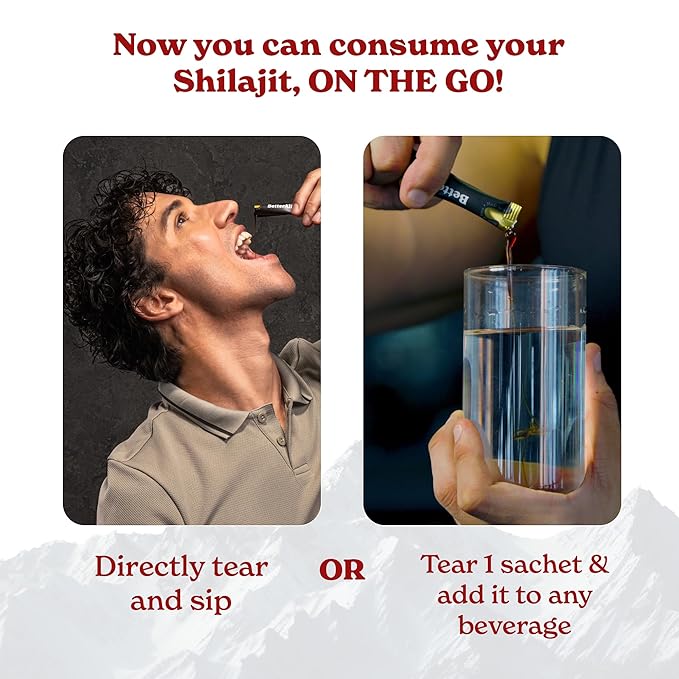 Better Alt Pure Himalayan Shilajit Sticks with Organic Honey, Saffron| Easy to Consume|30 Sticks for Energy Boost & Immune Support, 85+ Trace Minerals, 75%+ Fulvic Acid (Pack of 2) Cinnamon + Caramel