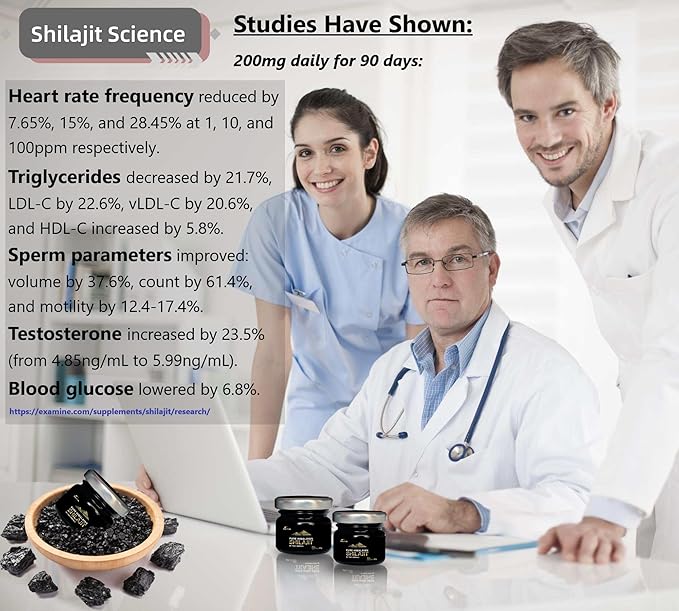 Shilajit Pure Himalayan Organic Shilajit Resin Supplement- Gold+ Grade with 85+ Trace Minerals with 75% Fulvic Acid, Overall Energy & Immune Support, Pure Shilajit for Men & Women, 65g