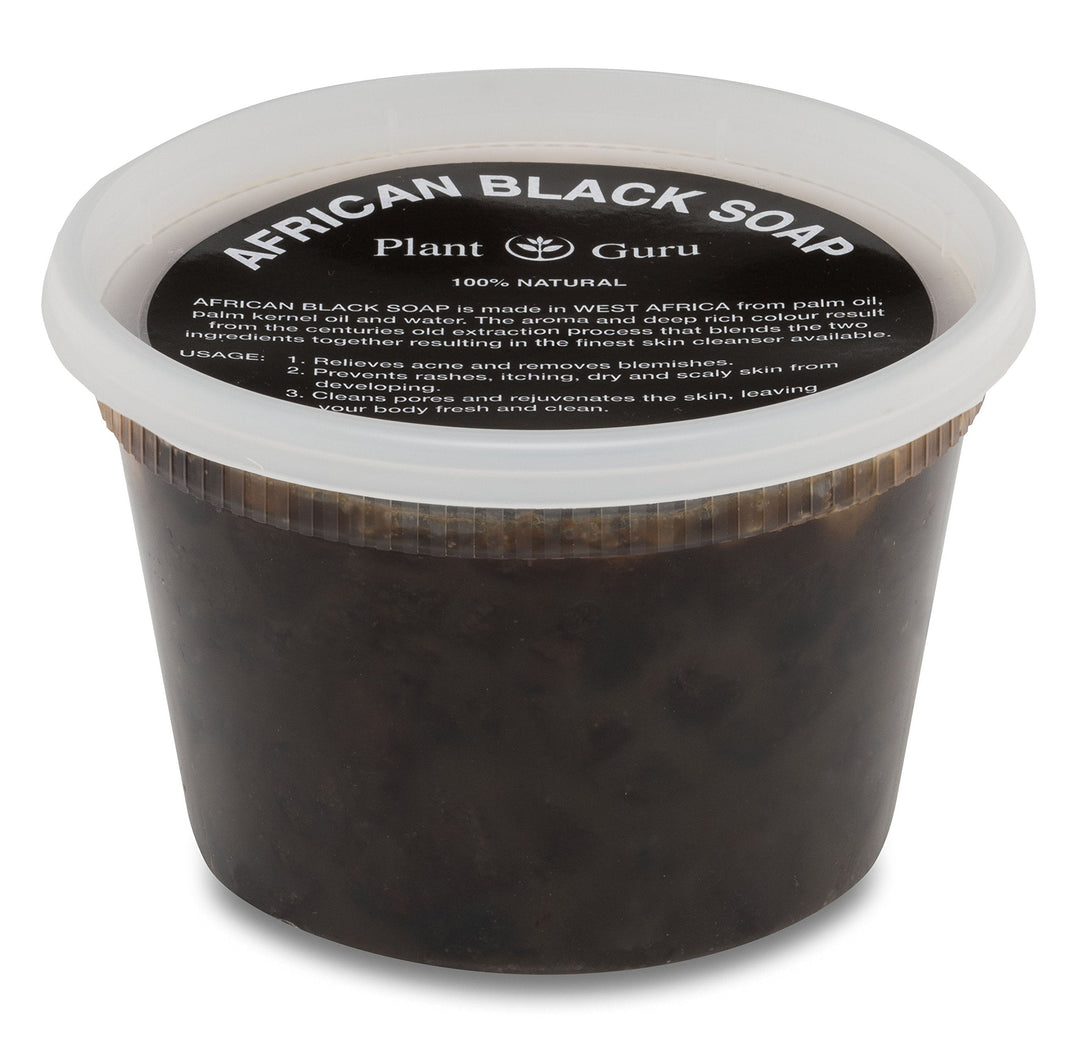African Black Soap Paste 16 Oz. / 1 Lb. - 100% Raw Pure Natural From Ghana. Acne Treatment, Aids Against Eczema & Psoriasis, Dry